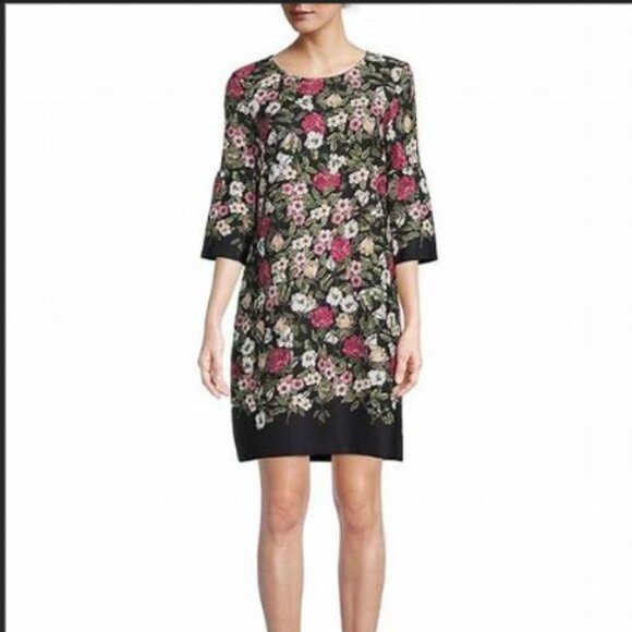 Karl Lagerfeld Dresses & Skirts - Karl Lagerfeld Synthetic Floral Shift Mini dress (107)